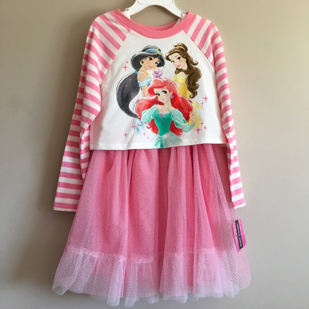 Disney princess 2 piece Dress&top size 5.
